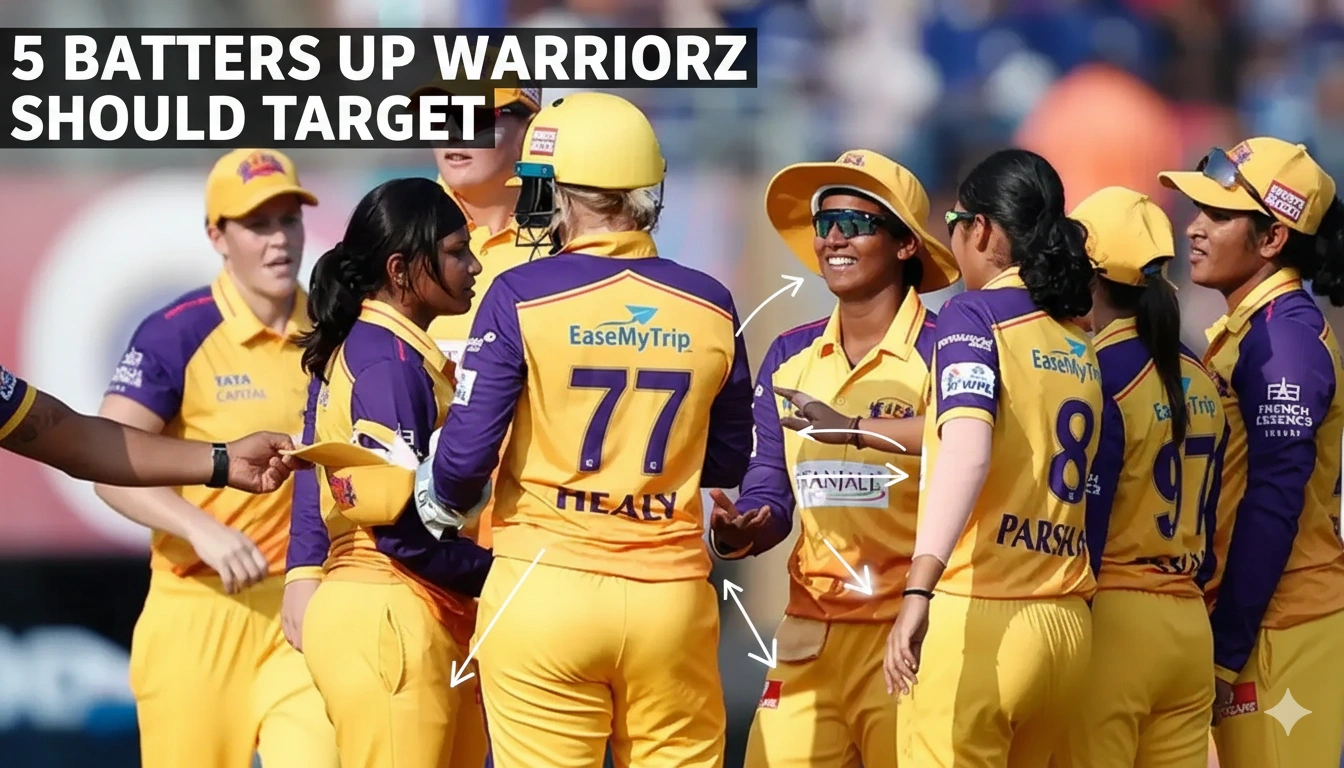 5 Batters UP Warriorz Should Target WPL 2026 Mega Auction Power Picks