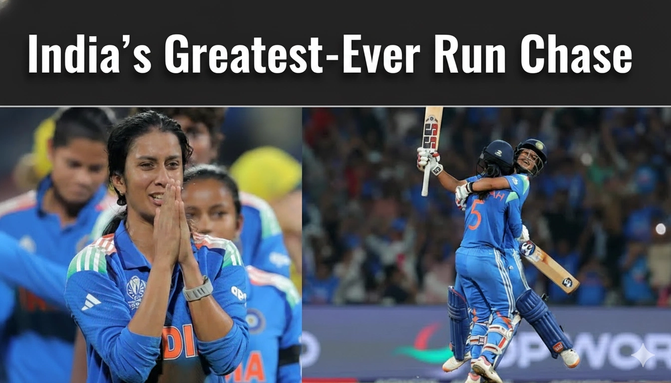 India's Greatest-Ever Run Chase