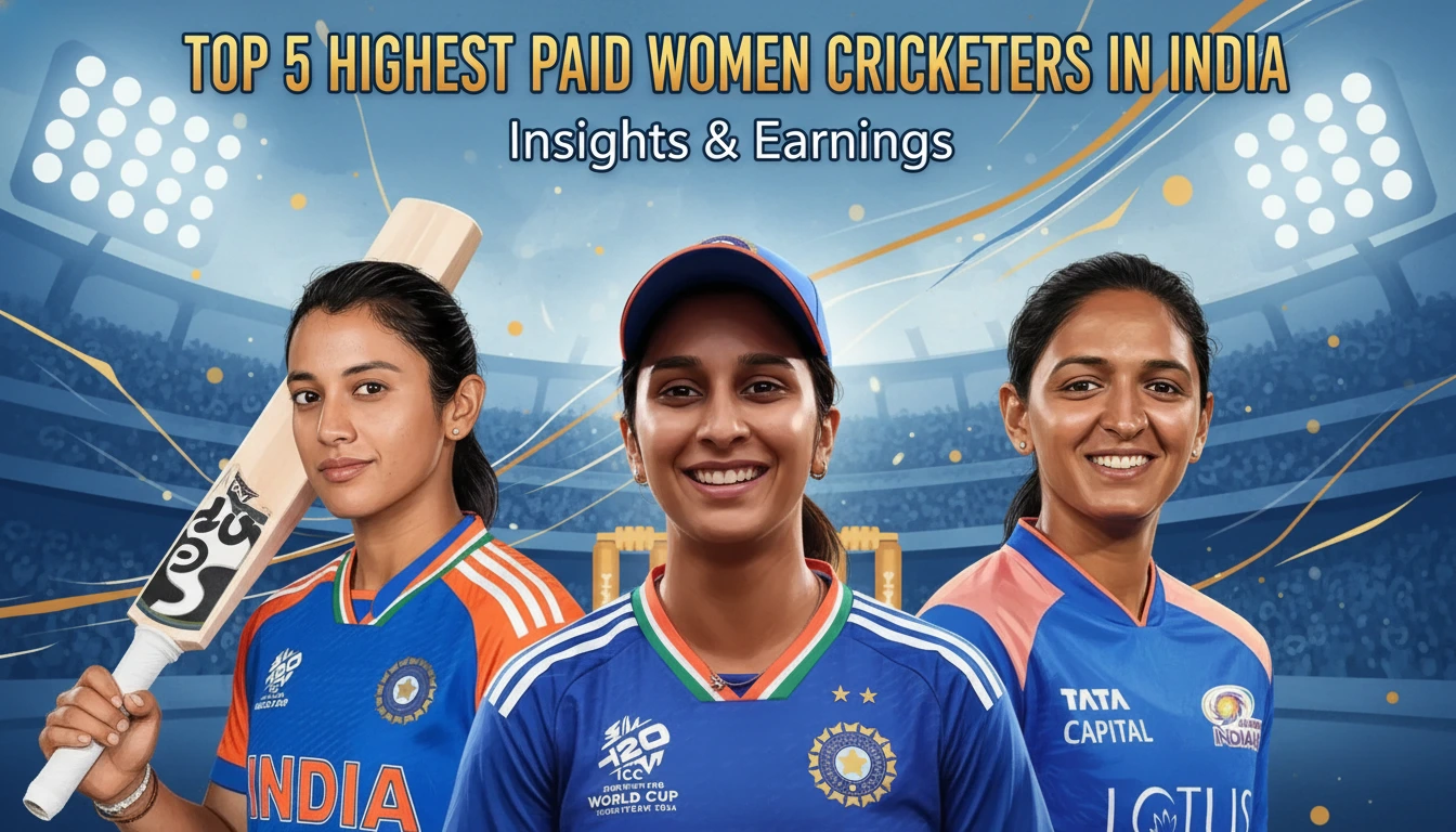 Top 5 Highest Paid Women Cricketers in India