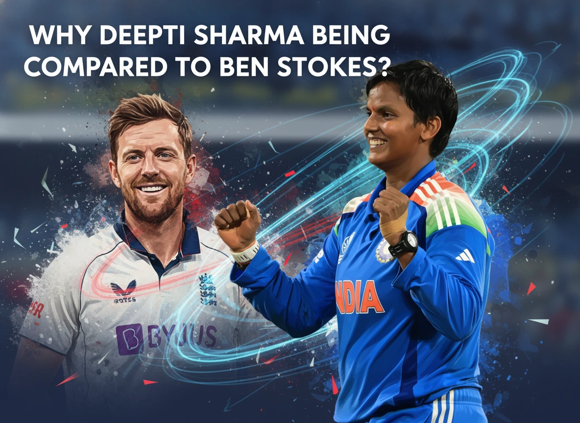Deepti Sharma Why Deepti Sharma Being Compared to Ben Stokes