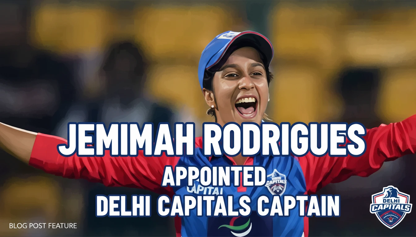 Jemimah Rodrigues appointed Delhi Capitals captain