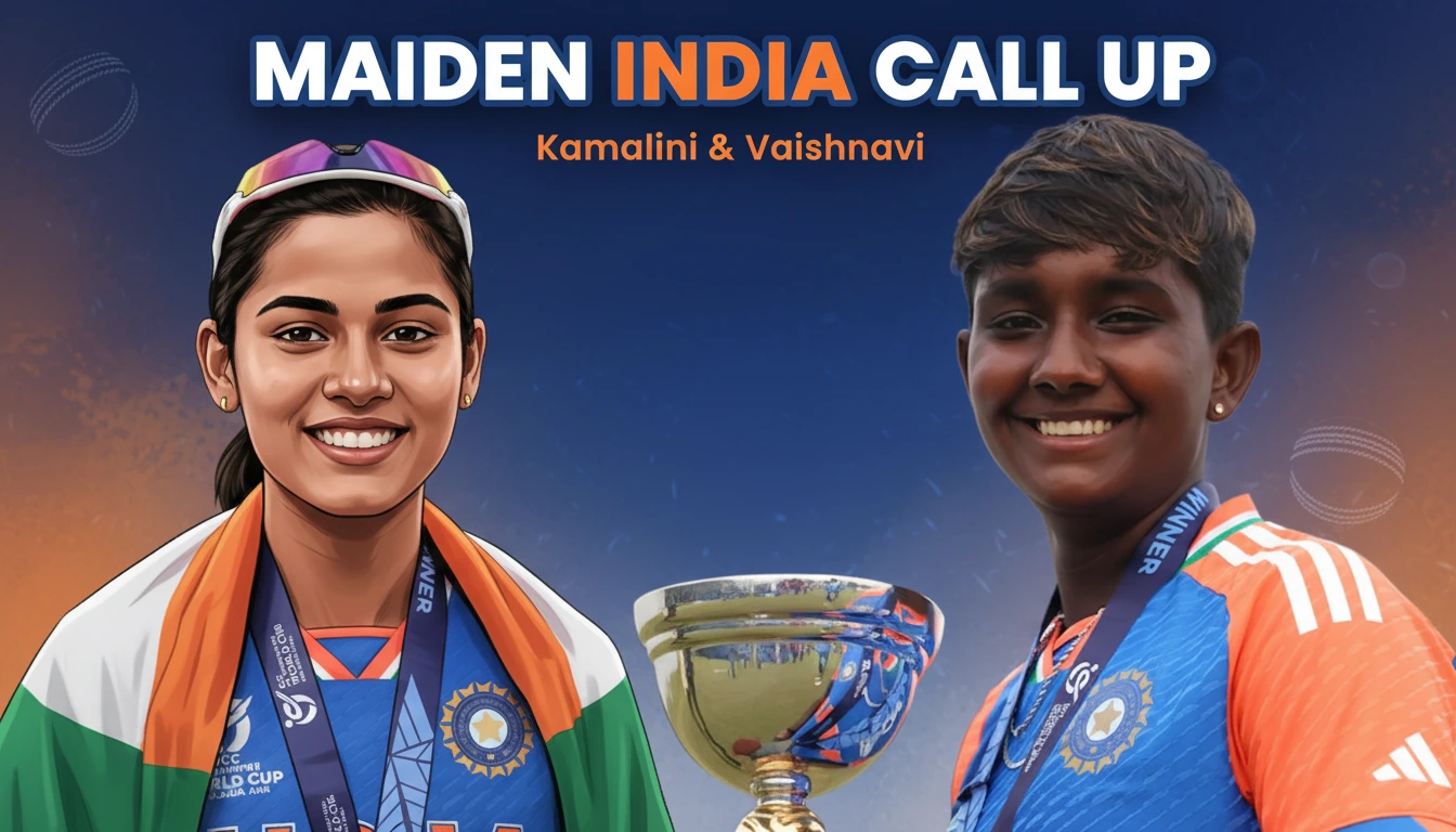 Maiden India Call Up Kamalini Vaishnavi