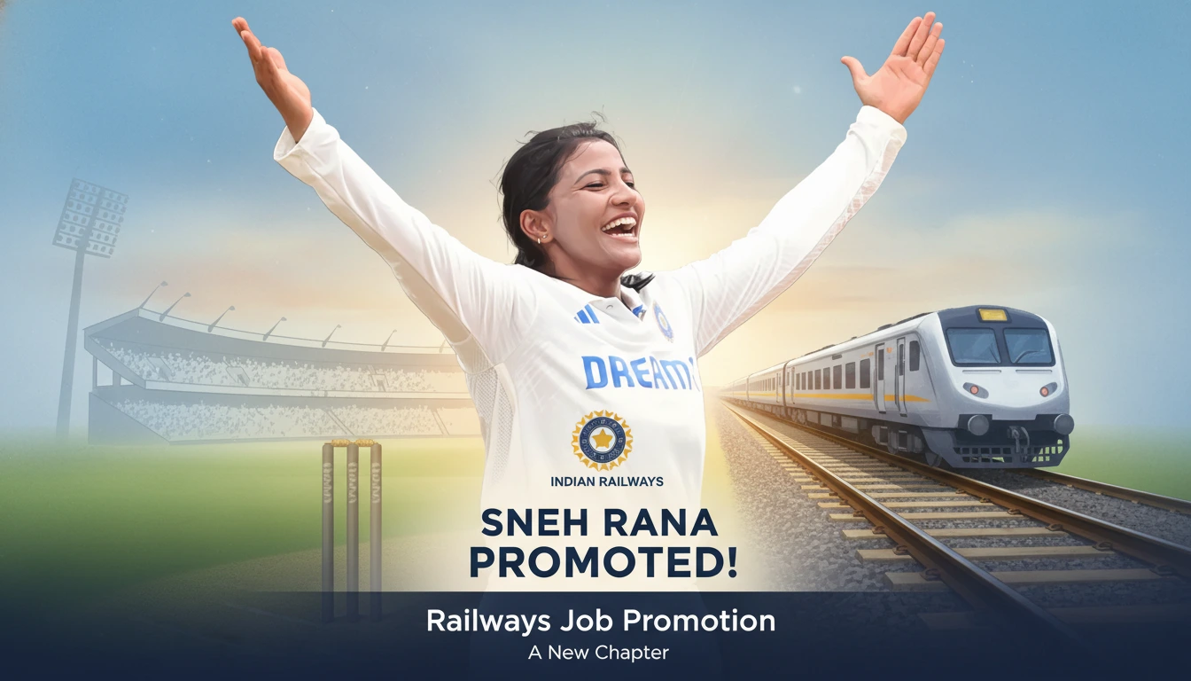 Sneh Rana Railways Job Promotion