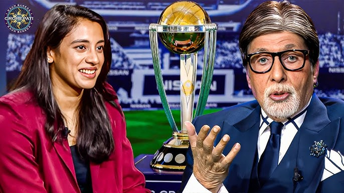 Celebration of Women Athletes Women's Cricket: Big B Bachchan Dances with World Cup Heroes on KBC